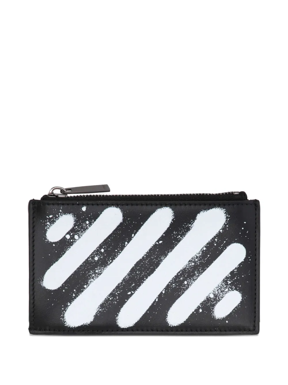 Off-white Logo-detail Wallet In Black