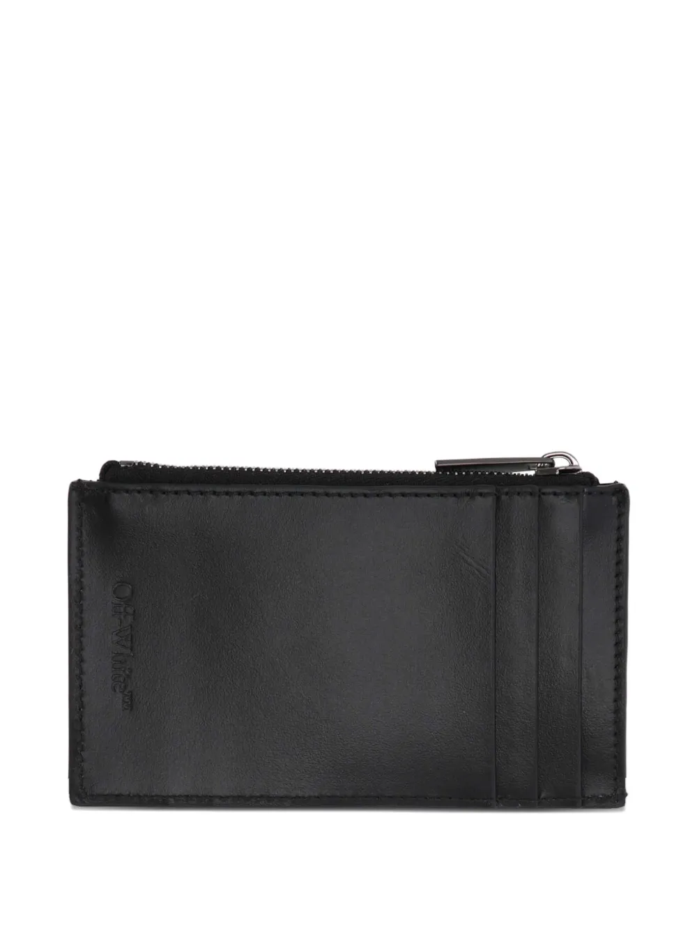 Off-white Logo-detail Wallet In Black