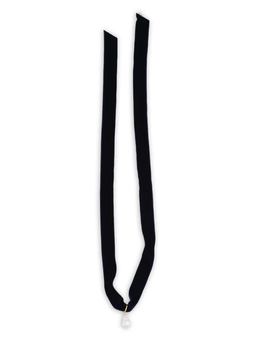 Forte Forte Pearl Bijoux Necklace In Black