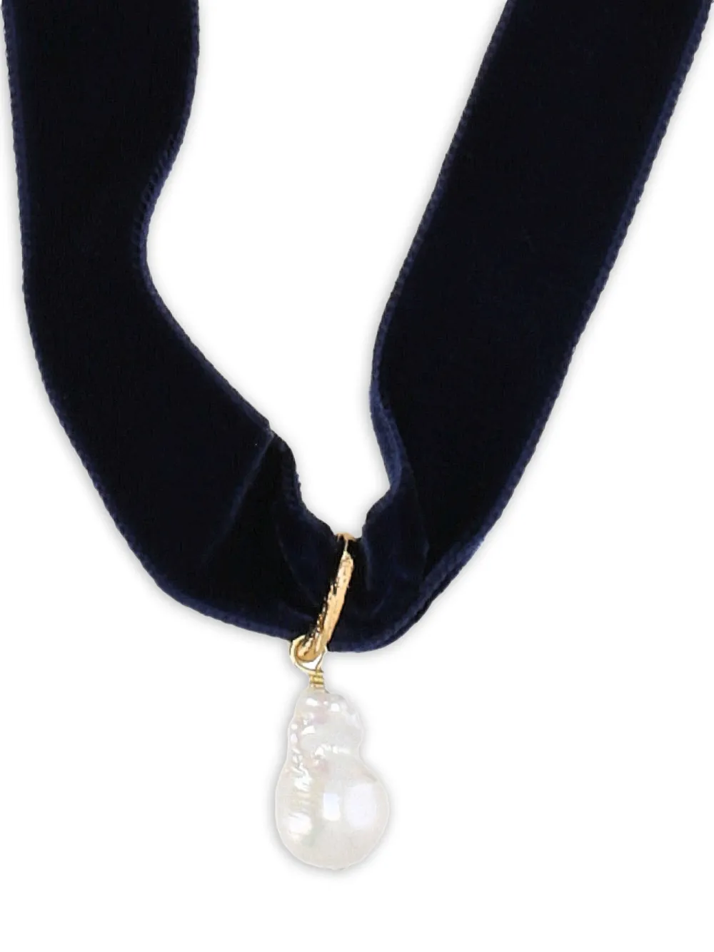 Forte Forte Pearl Bijoux Necklace In Black