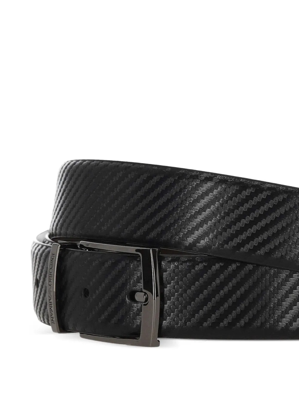 Emporio Armani ceinture texturée à boucle | Image 2