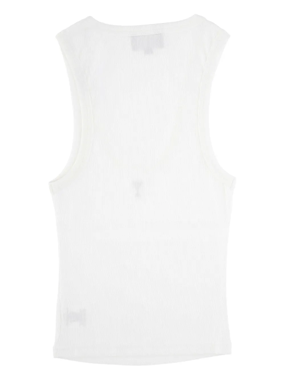 Retroféte Amani Ribbed Embellishment Tank In White
