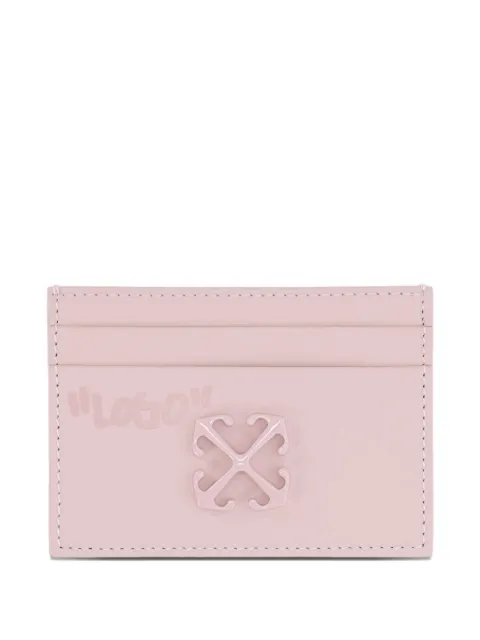 Off-White logo-patch cardholder