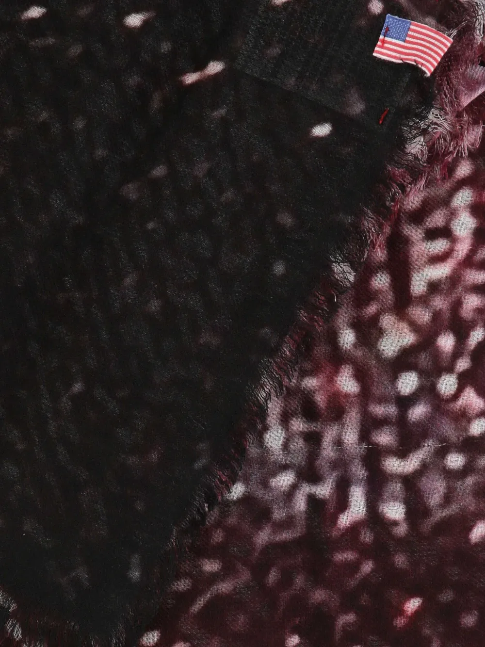 TALKING WALLS Ela Stardust fringed scarf | Men | Image 2