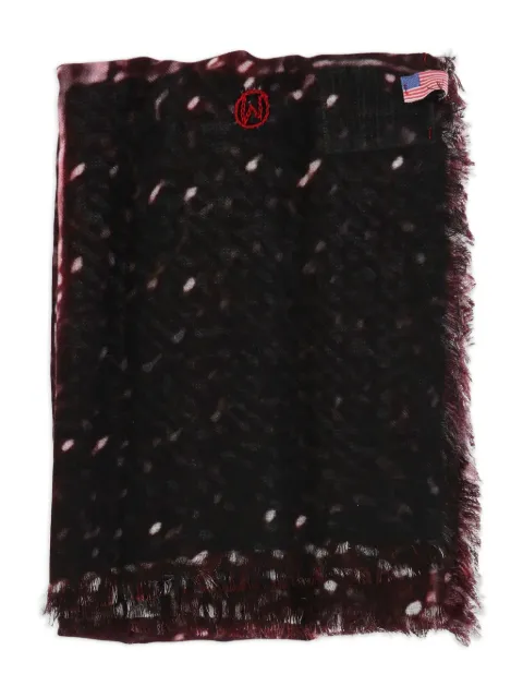 TALKING WALLS Ela Stardust fringed scarf