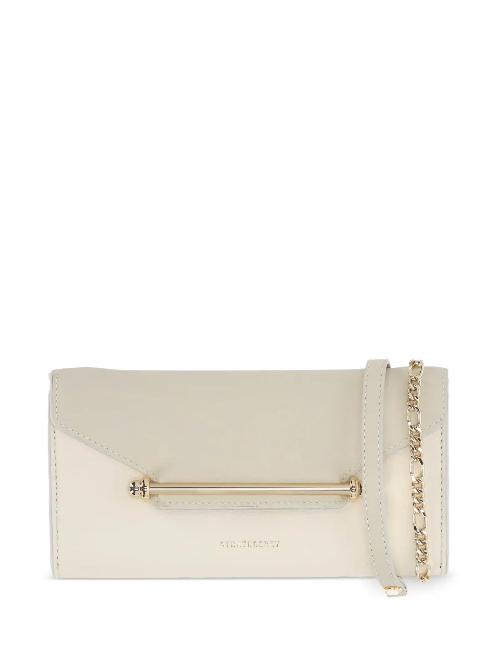 Strathberry bar-detail chain wallet | Neutrals | Image 1