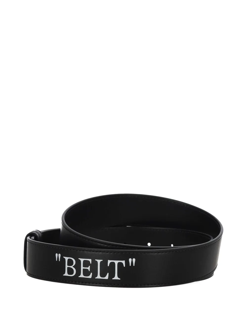 Off-White Arrow-motif leather belt - Zwart