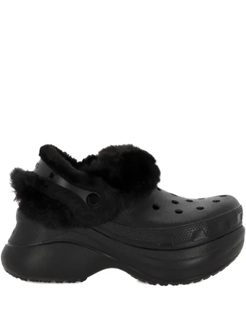 Crocs Bae textured lined platform slip-on