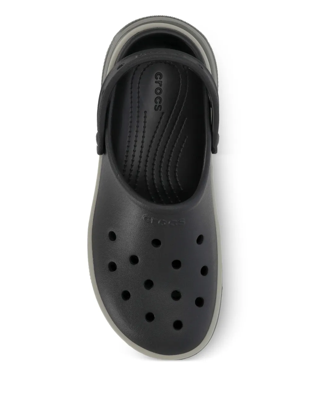Crocs Slingback slip-on sneakers met plateauzool Zwart