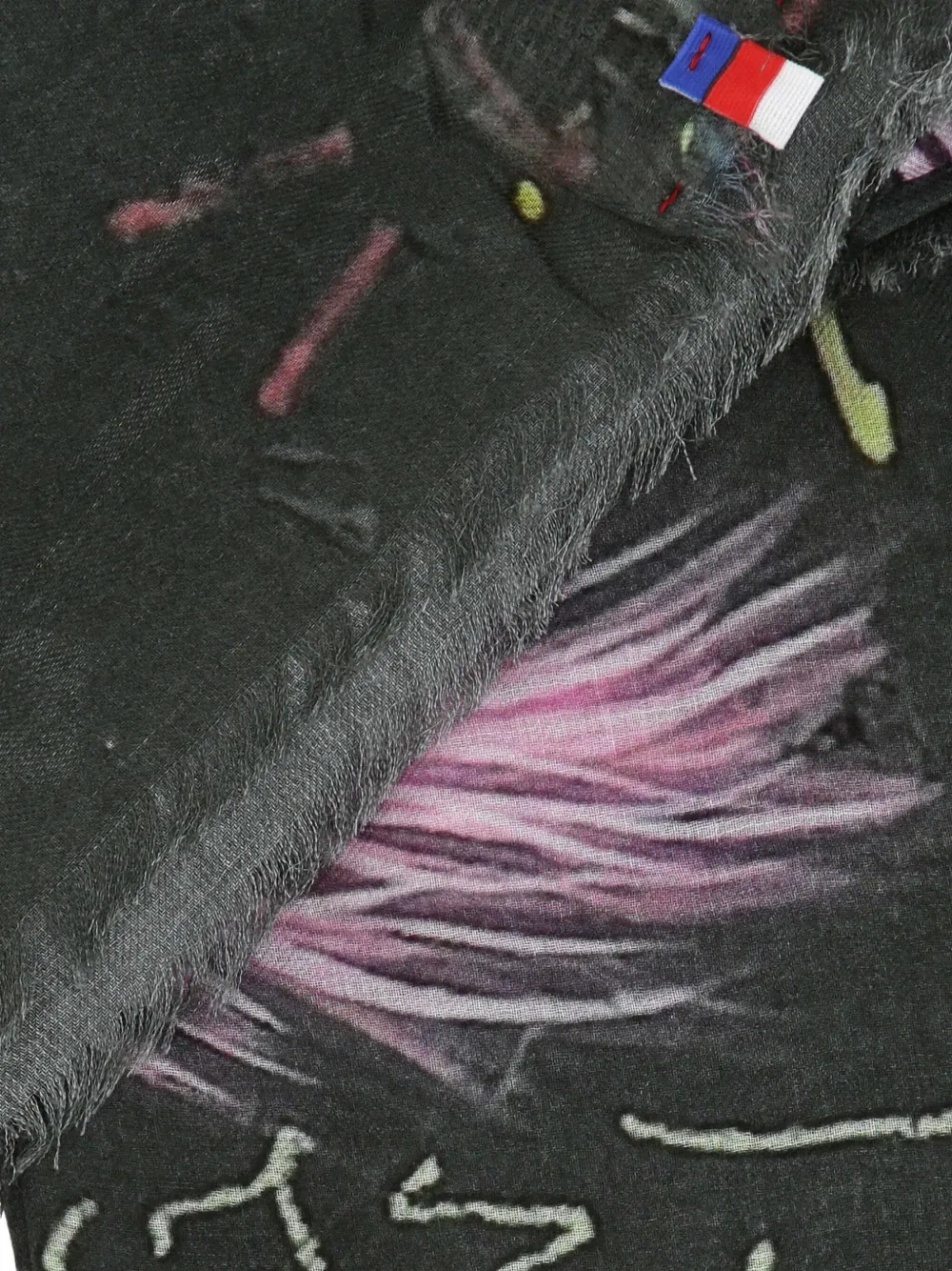 TALKING WALLS Ela Burlesque fringed scarf | Men | Image 2