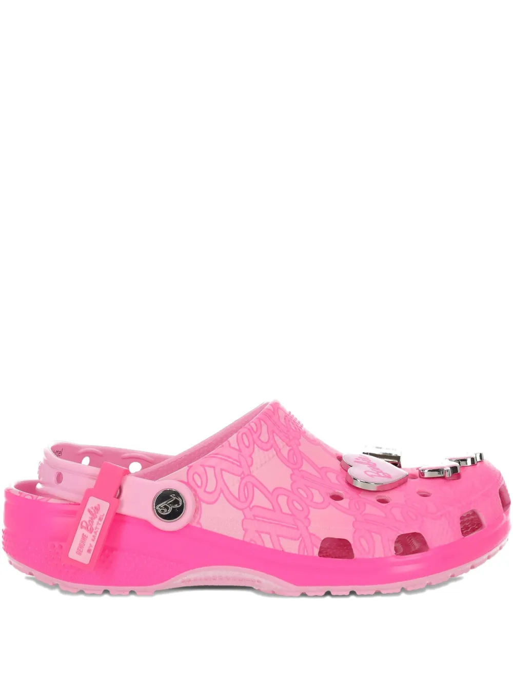 Crocs heart appliqués slip-on | Pink | Image 1