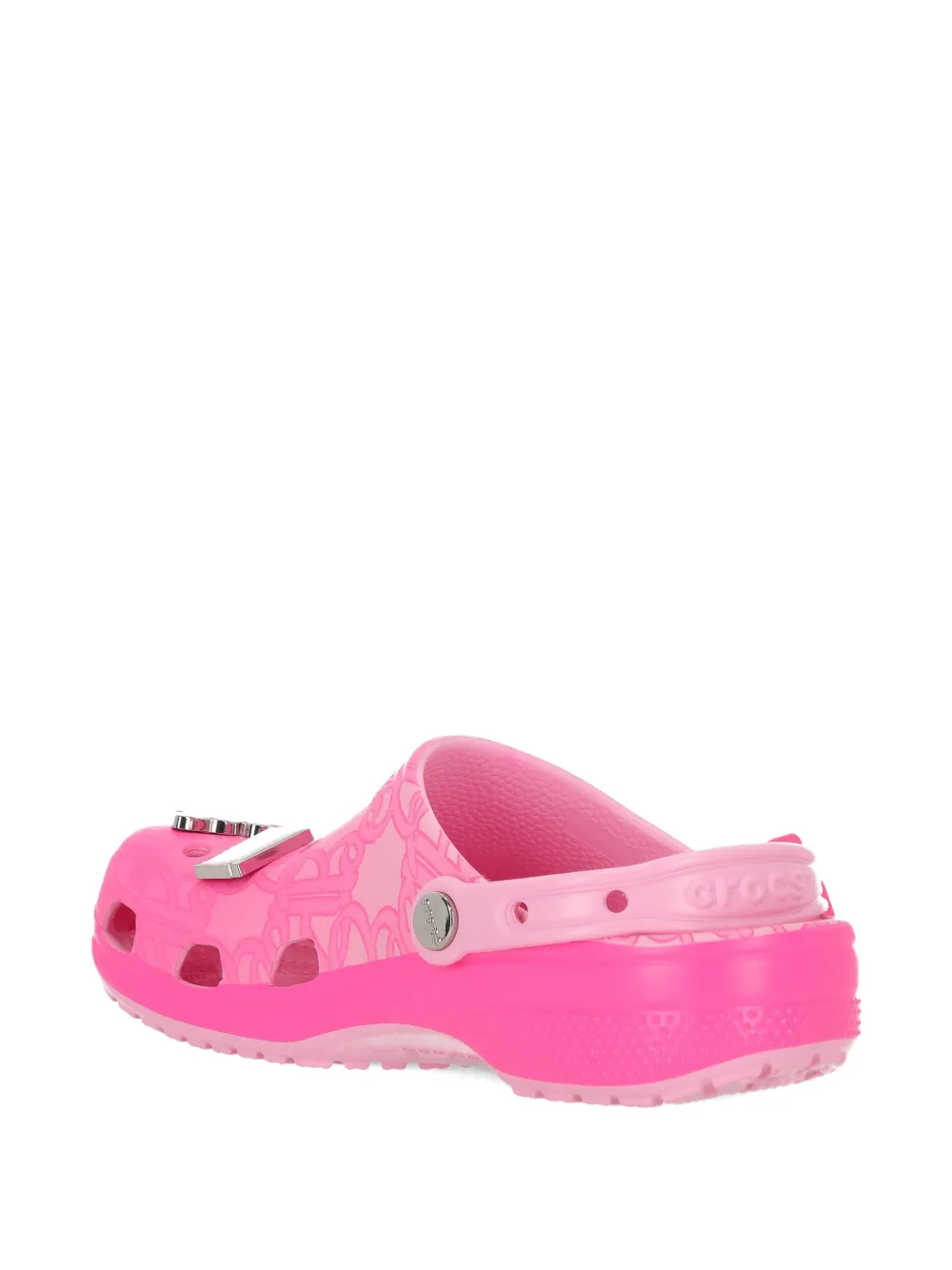 Crocs Heart Appliqués Slip-on In Pink
