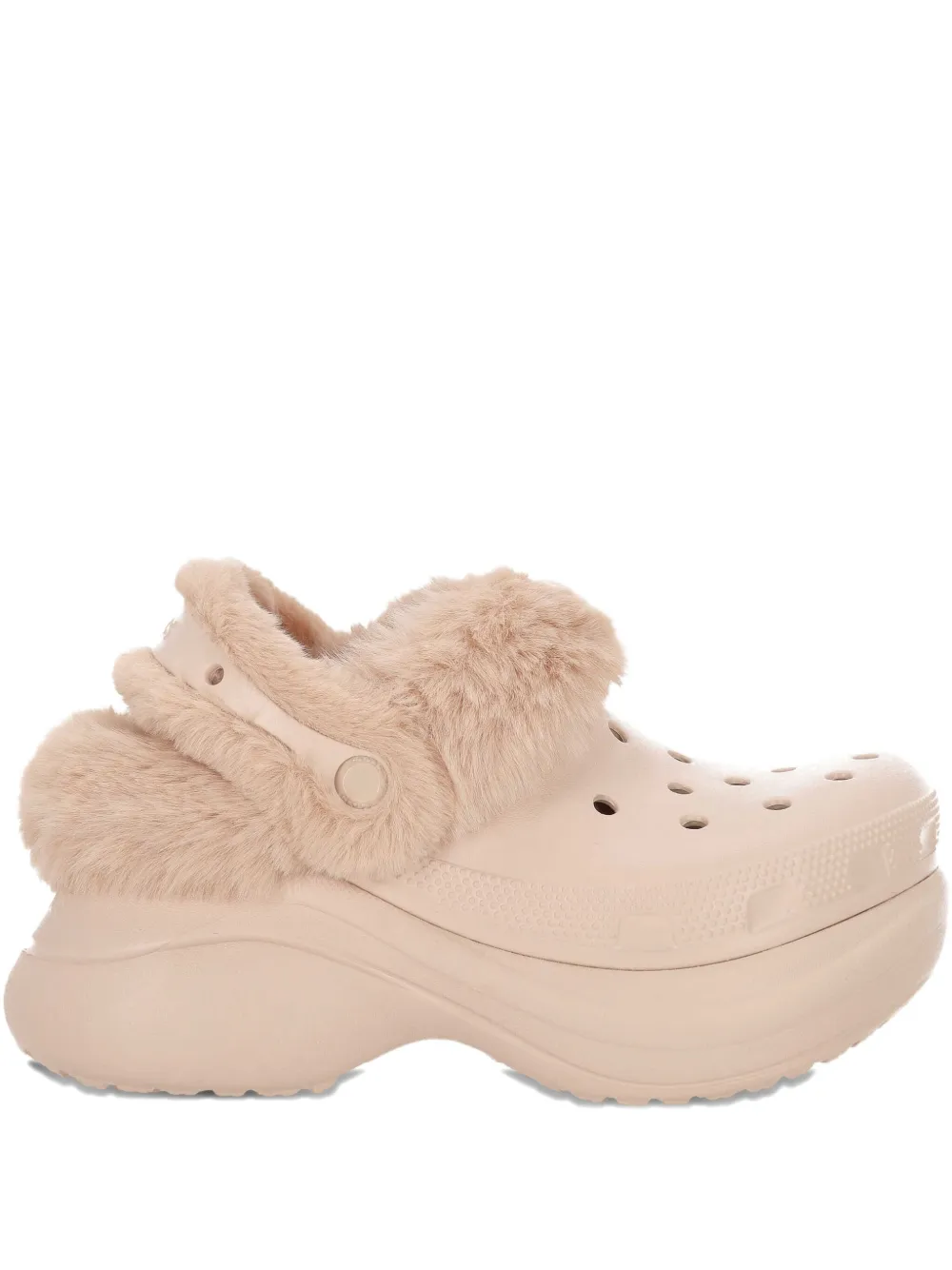 Crocs Textured Platform Slip-on In Neutral