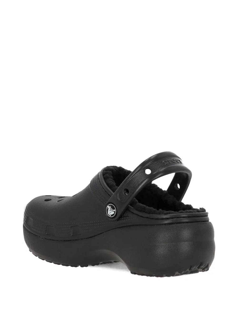 Crocs Classic Platform Clogs In Black