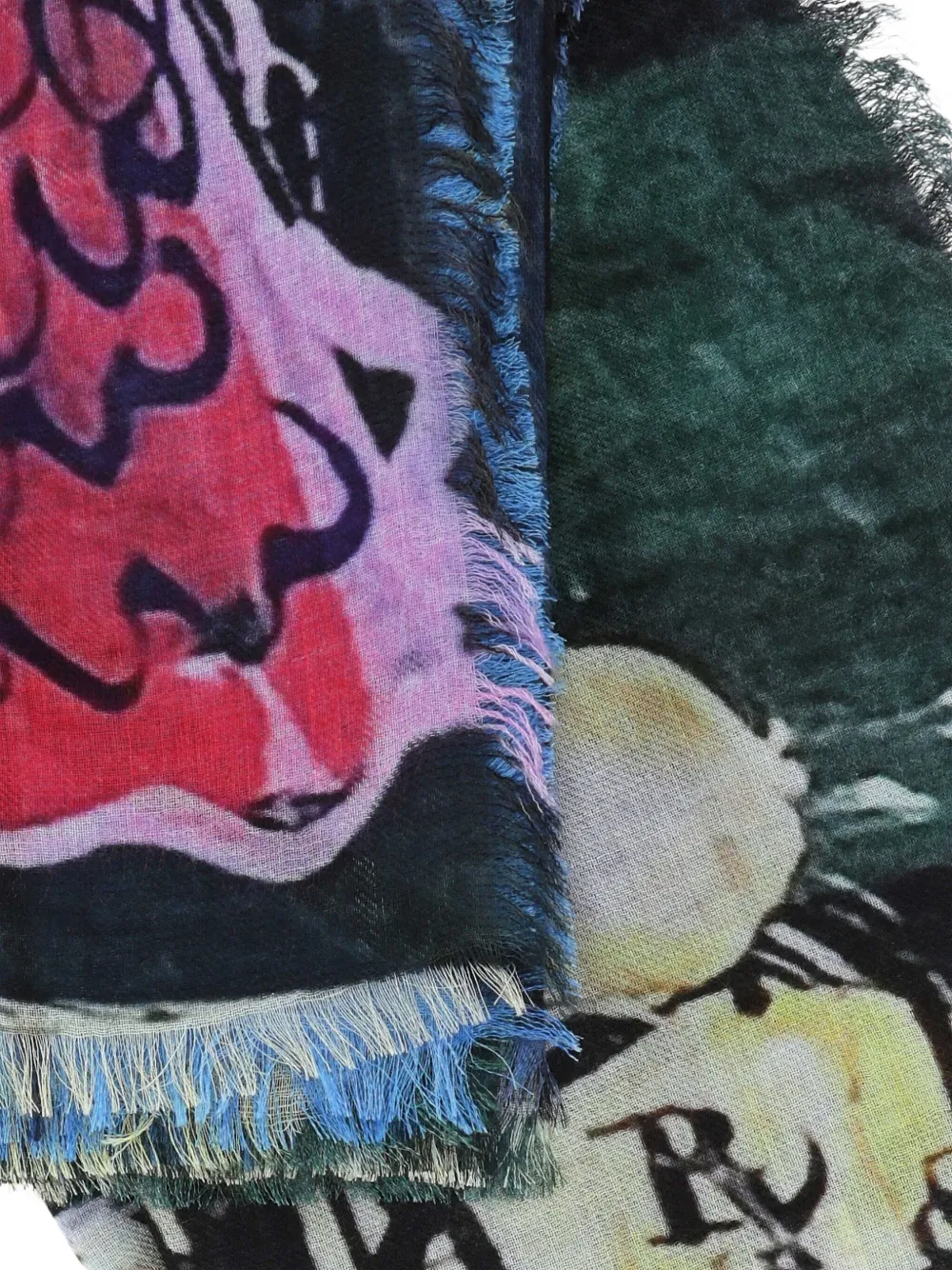 TALKING WALLS fringed scarf | Men | Image 2