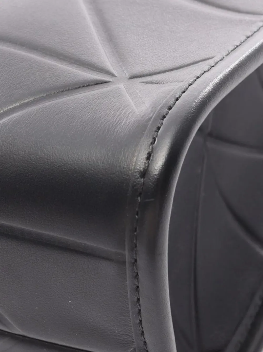 Pre-owned Prada 2013-2025 Soft Calf Leather Symbole Satchel In Black