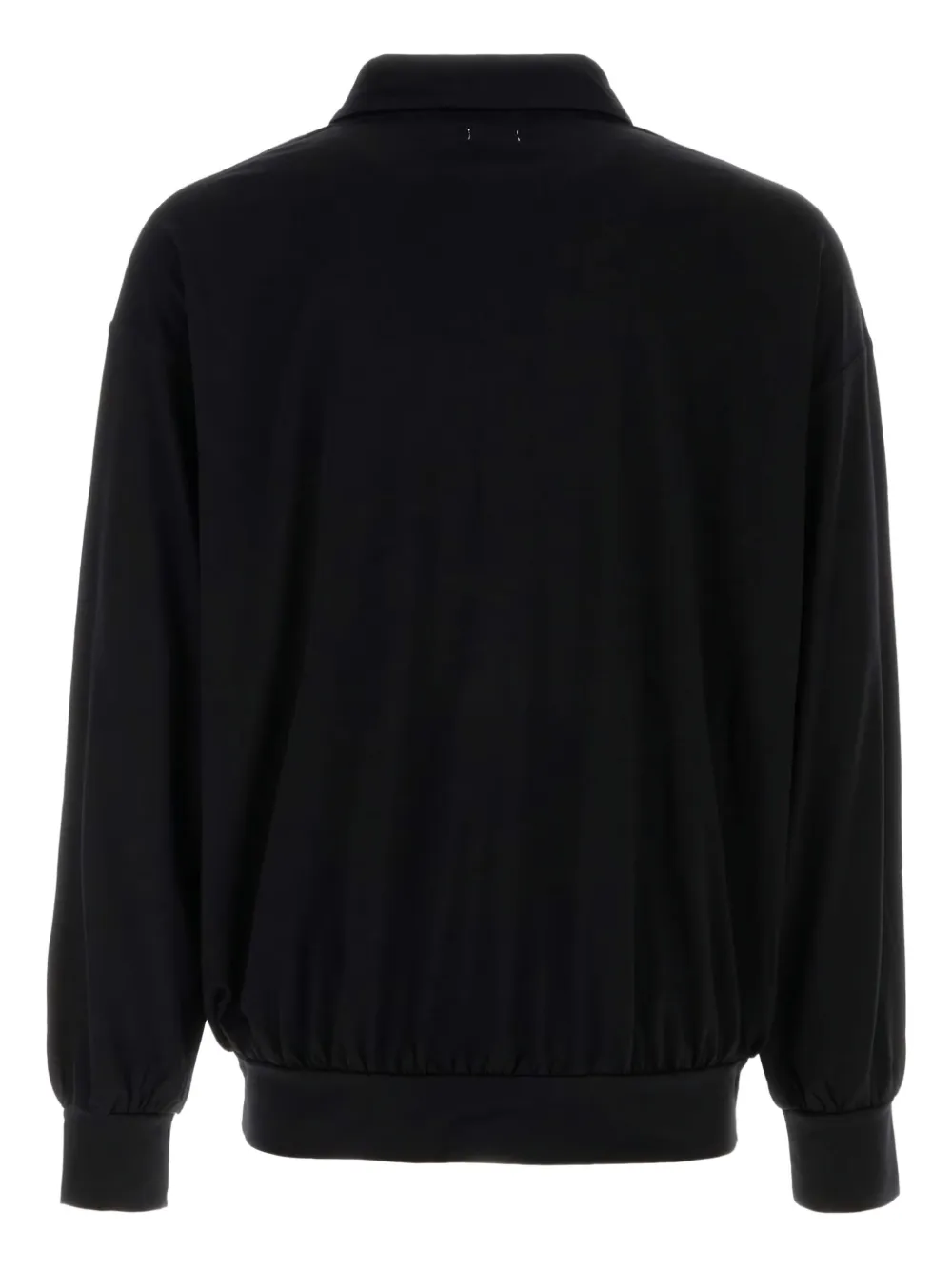 Nanamica long-sleeve polo shirt - Zwart