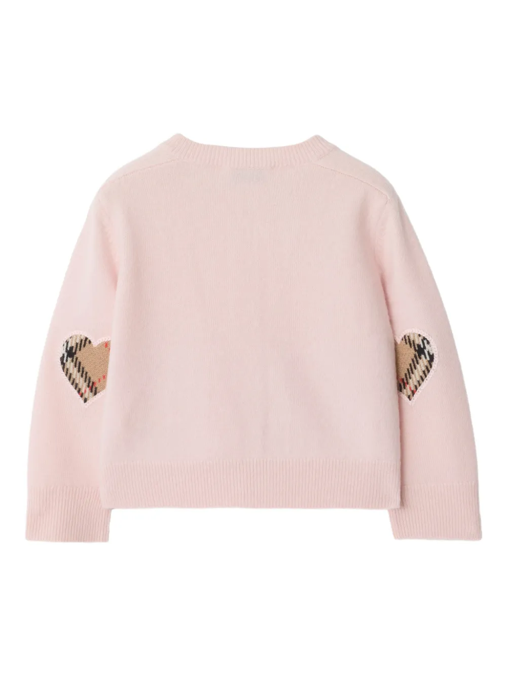 Burberry Kids Geruit vest Roze
