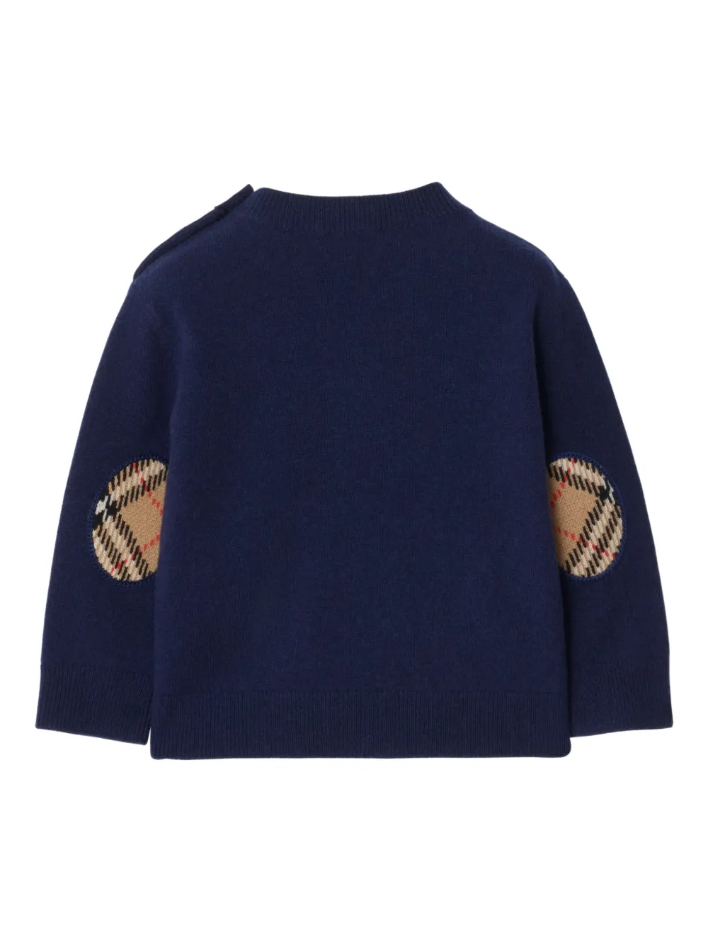 Check-Panelled Sweater