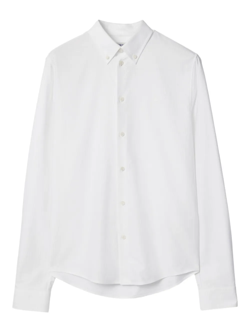 Burberry Camicia Oxford con dettaglio equestre - Bianco
