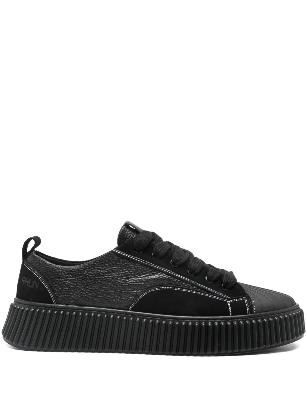 Rhun textured sole trainers | noir | Image 1