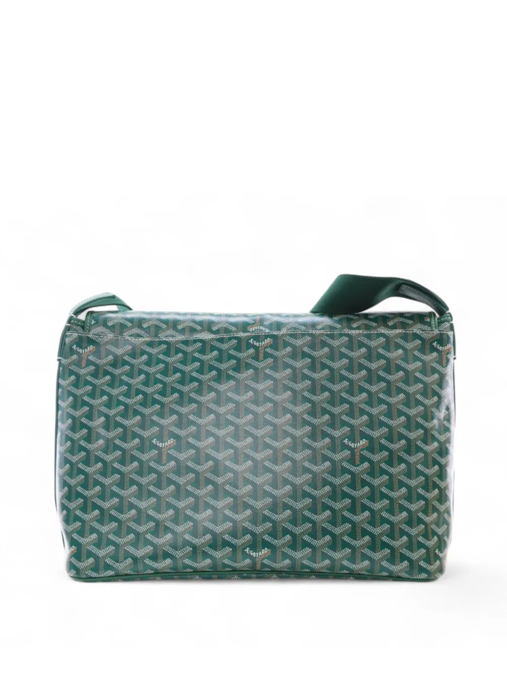 Pre-owned Goyard 2023 Ine Capetien Mm Messenger Crossbody Bag In Green