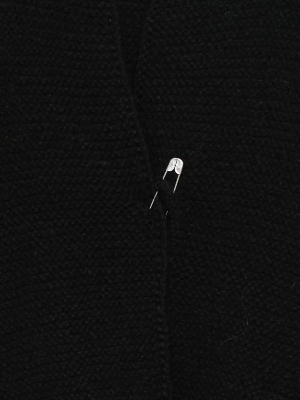 Daniela Gregis Safety-pin Cardigan In Black