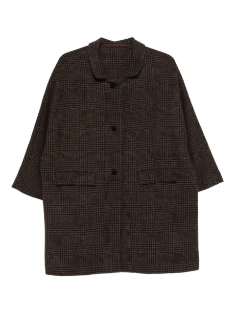 Daniela Gregis single-breasted check coat