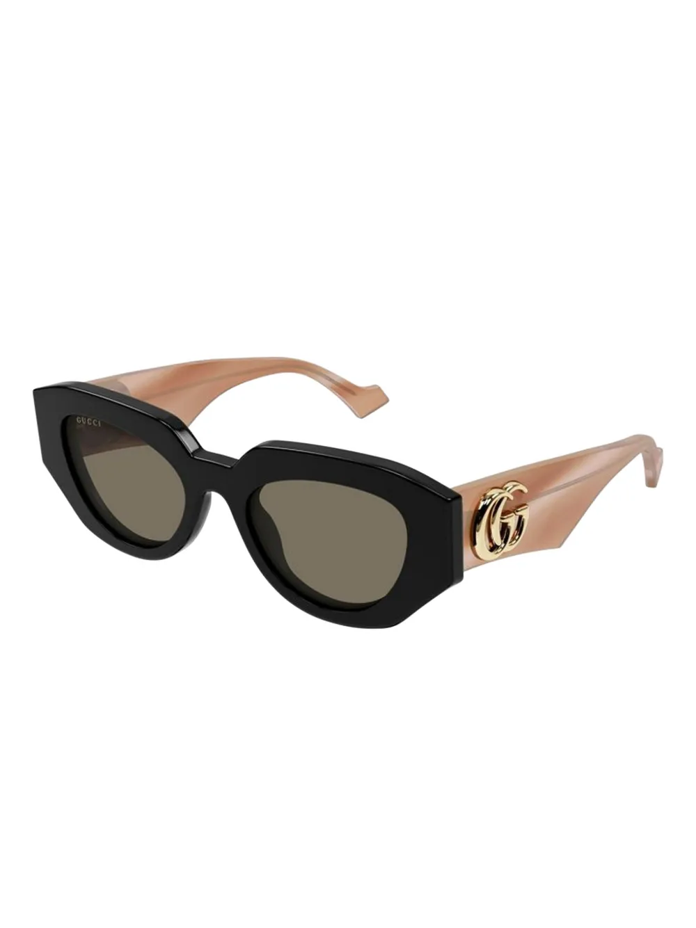 Gucci Eyewear Zonnebril met logodetail - Zwart