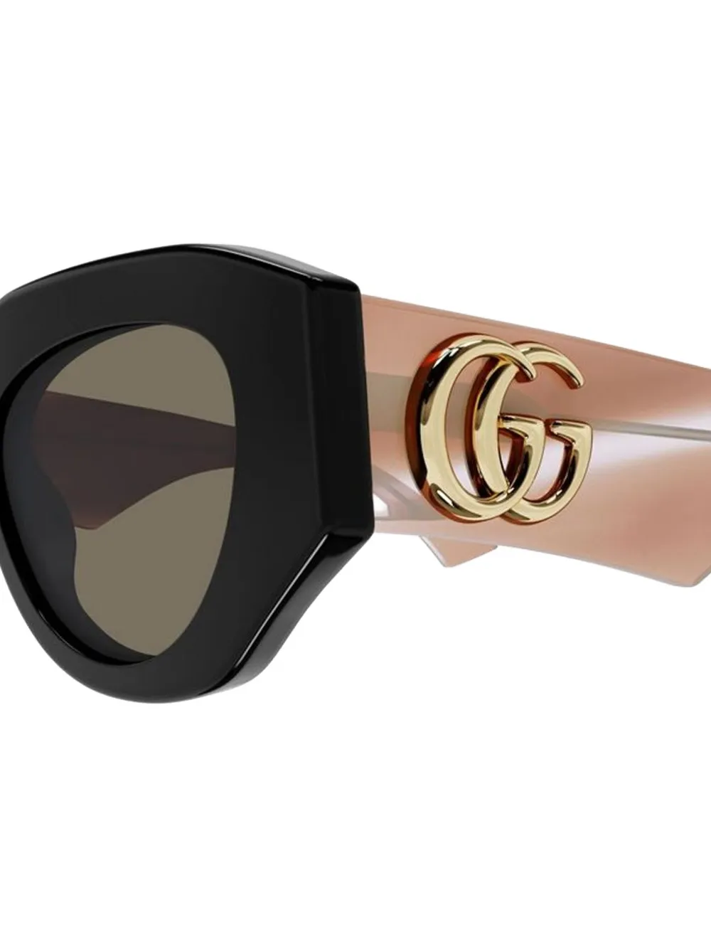 Gucci Eyewear Zonnebril met logodetail Zwart