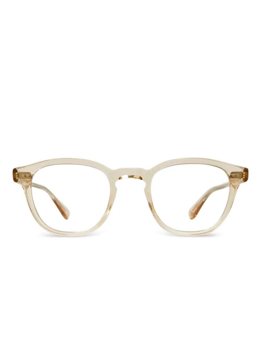 Garrett Leight Evan round glasses | Neutrals | Image 1