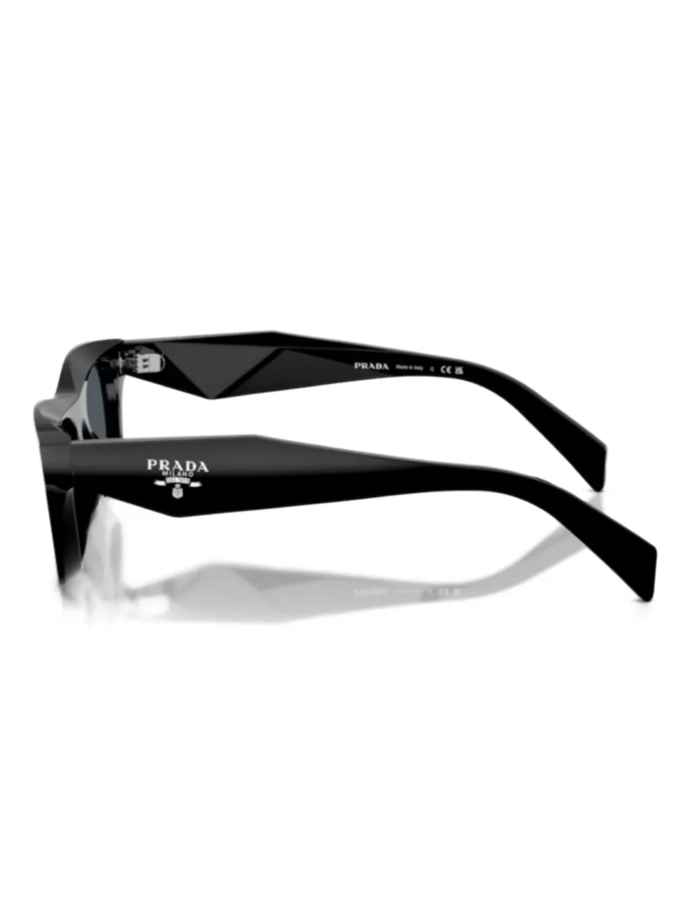 Prada Square-frame Sunglasses In Black