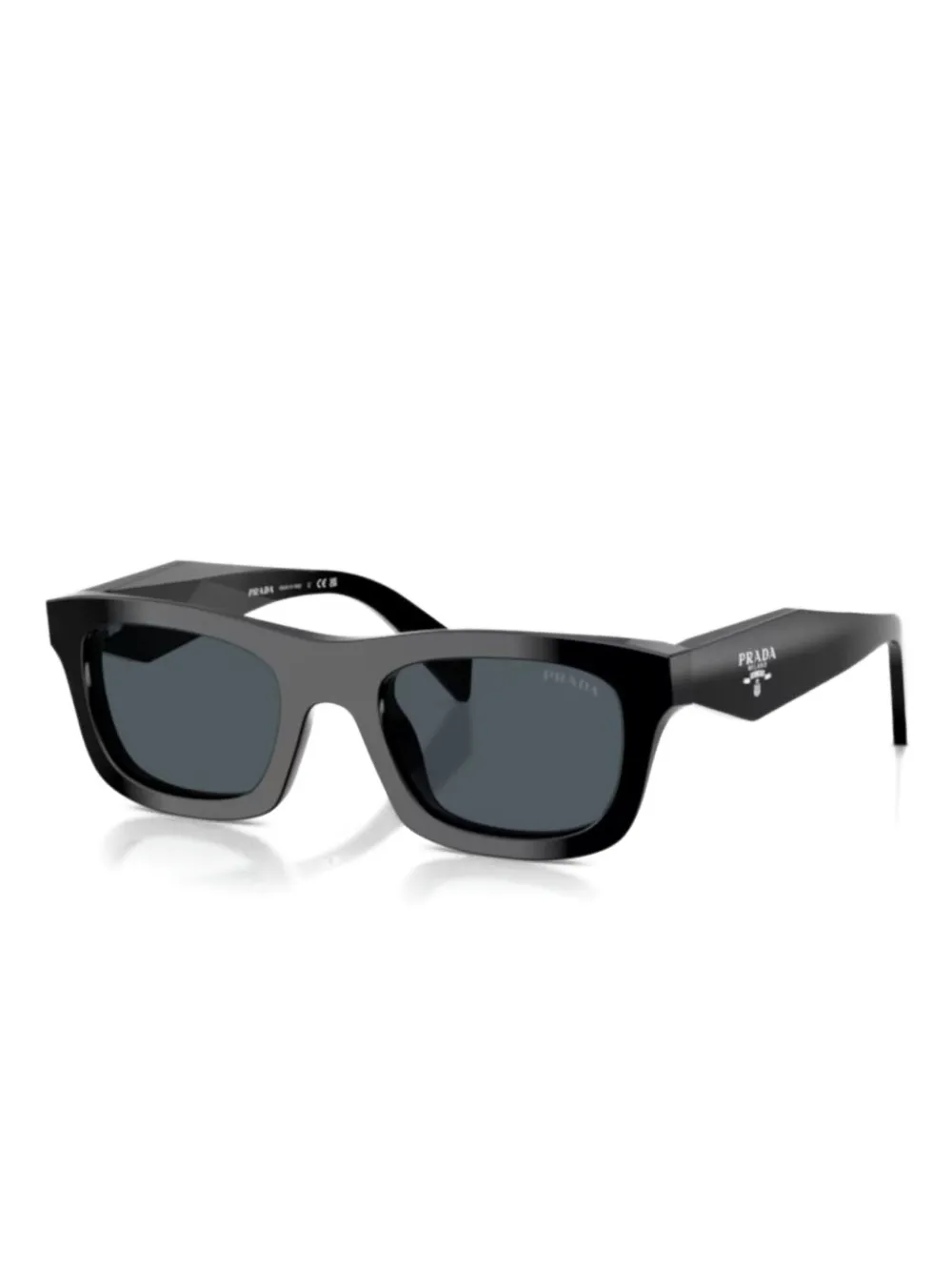 Prada Square-frame Sunglasses In Black