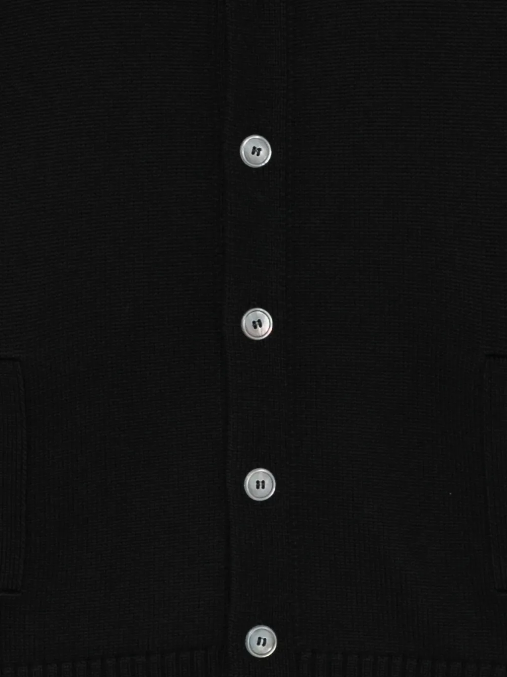 Fileria Buttoned Cardigan In Black