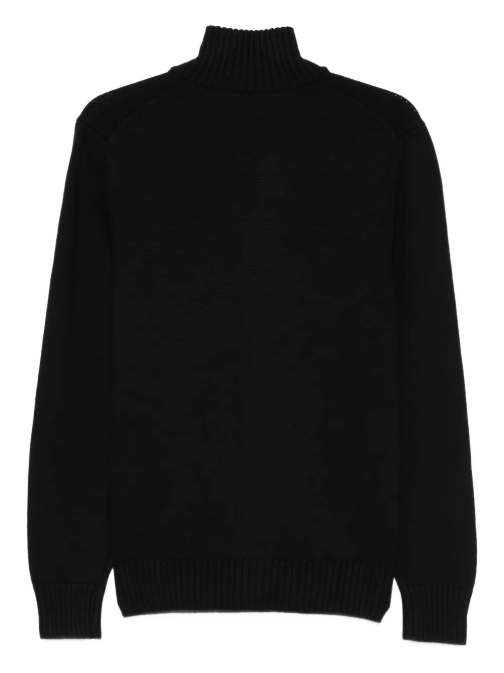 Fileria Buttoned Cardigan In Black