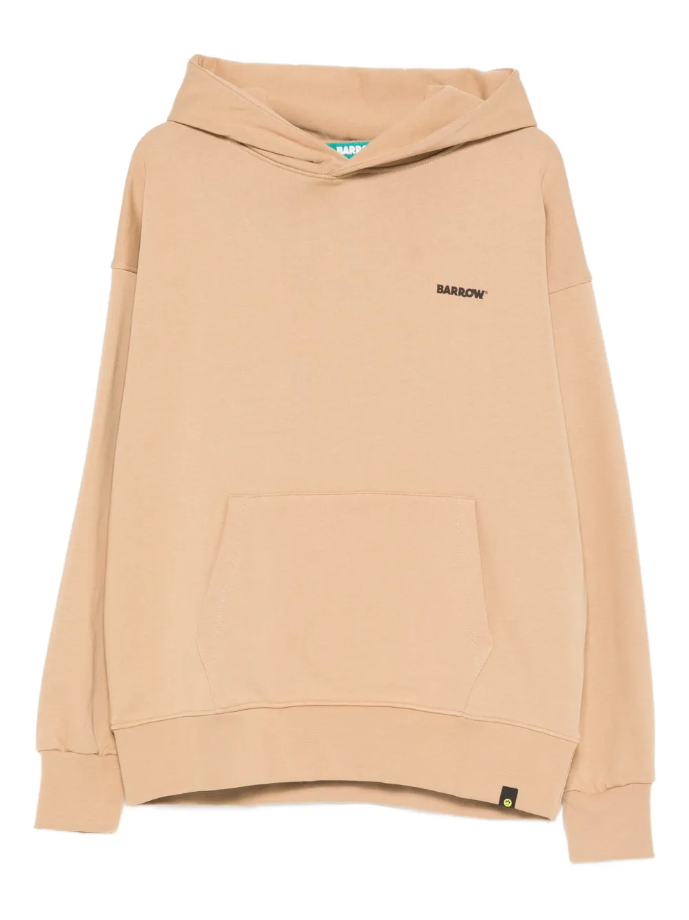 Barrow Logo-detail Long-sleeve Hoodie In Neutral