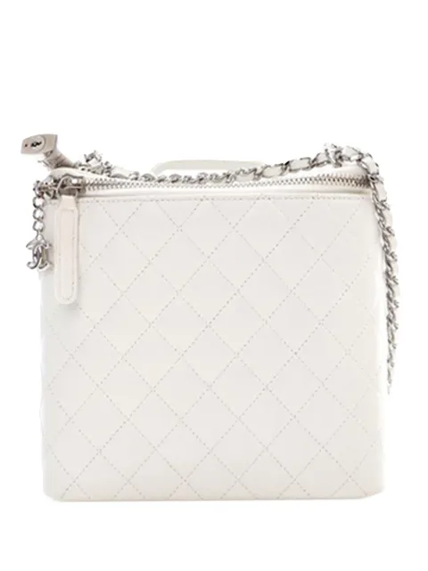 CHANEL Pre-Owned grande boîte à bijoux matelassée à anse sur le dessus (2011)