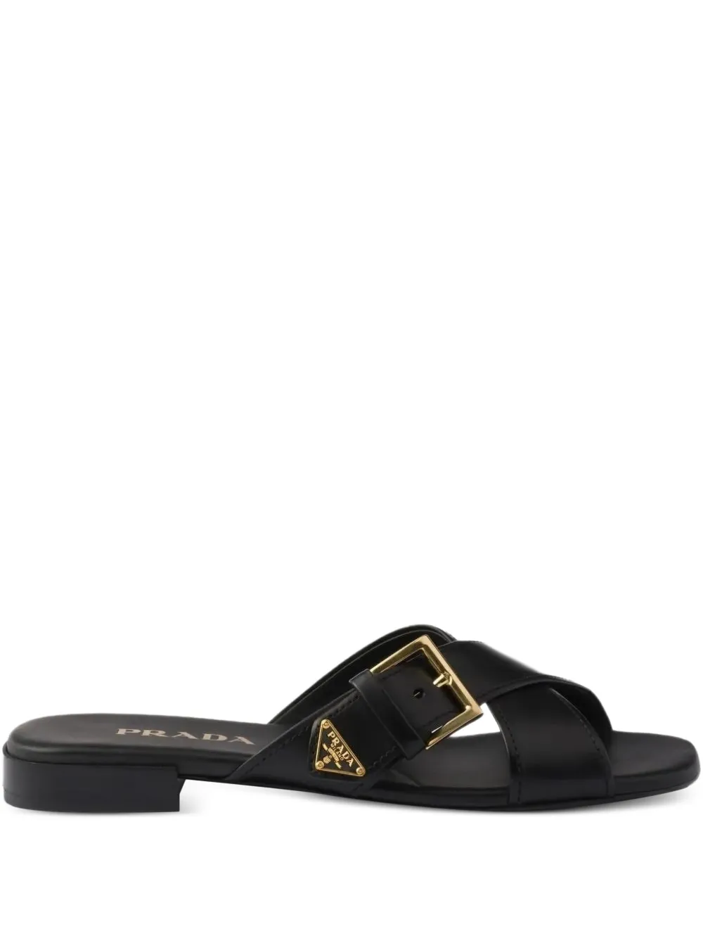 Prada Sandalen met gespbandje Zwart