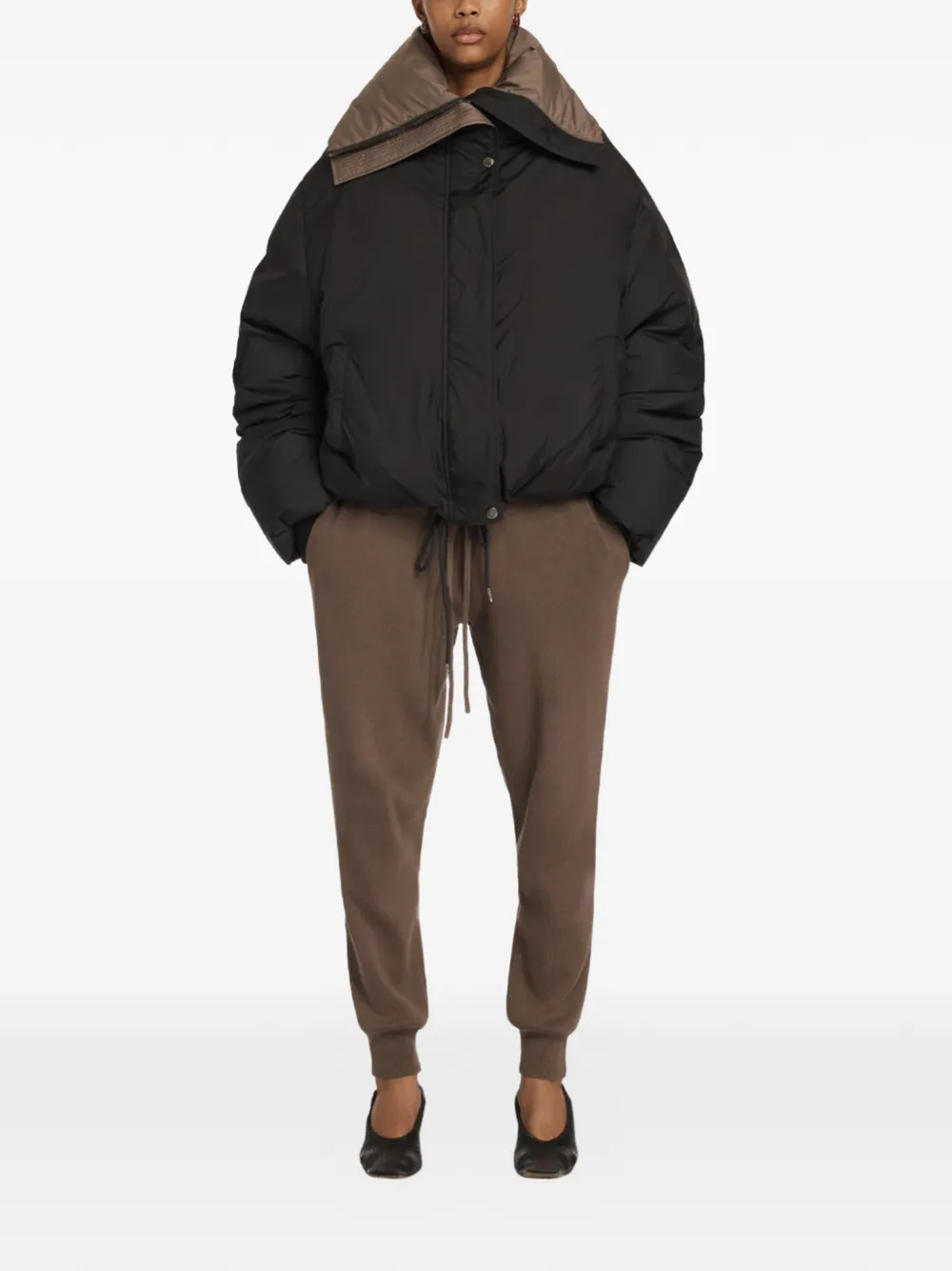  Entire Studios Chaqueta Kelly Con Cuello - Negro 
