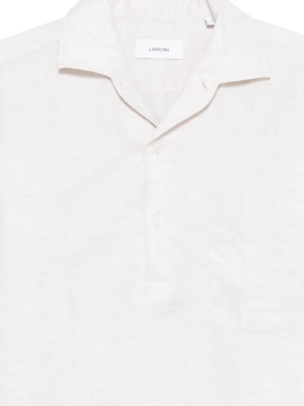 Lardini Poloshirt met lange mouwen Beige