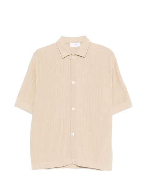 Lardini ribbed shirt