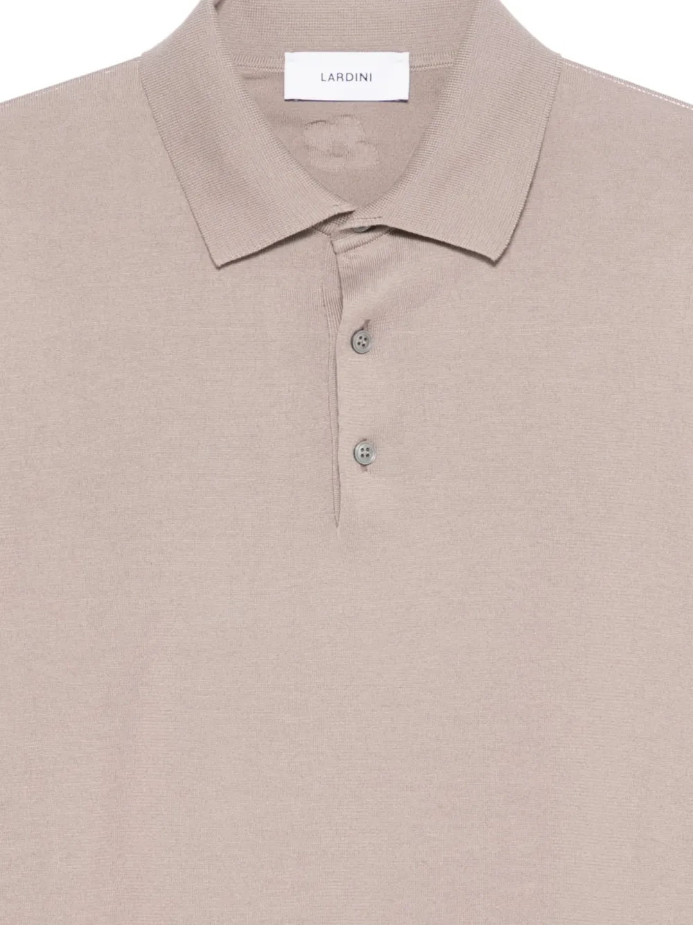  Lardini Buttoned Polo Shirt - Brown 