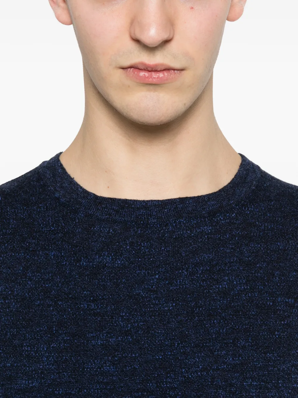 Woolrich Gebreid T-shirt Blauw