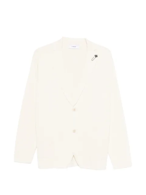 Lardini single-breasted knitted blazer