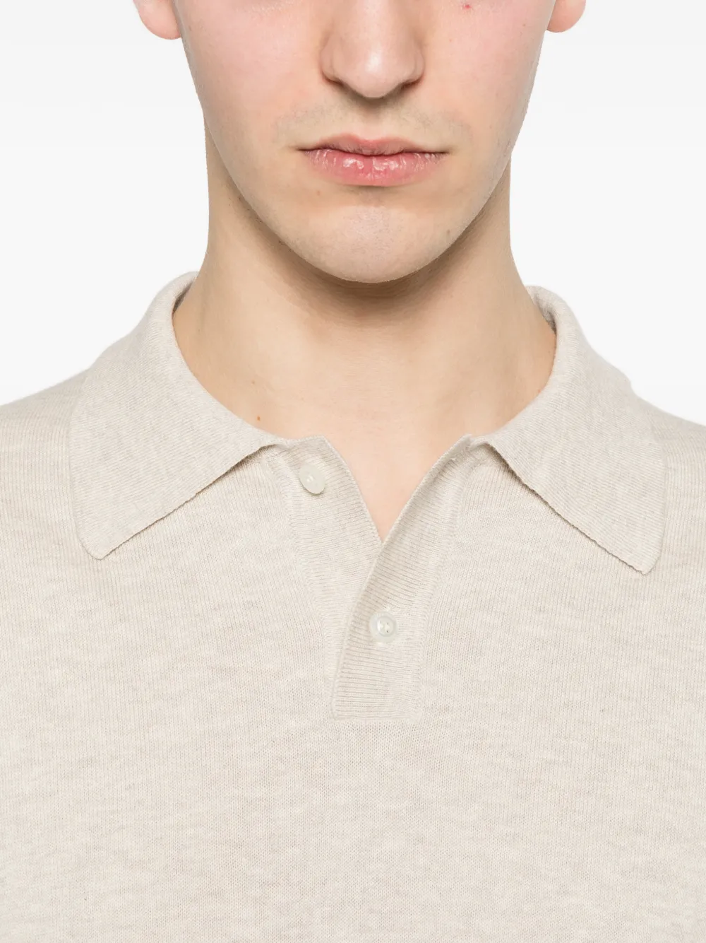 Woolrich Gebreid poloshirt Beige