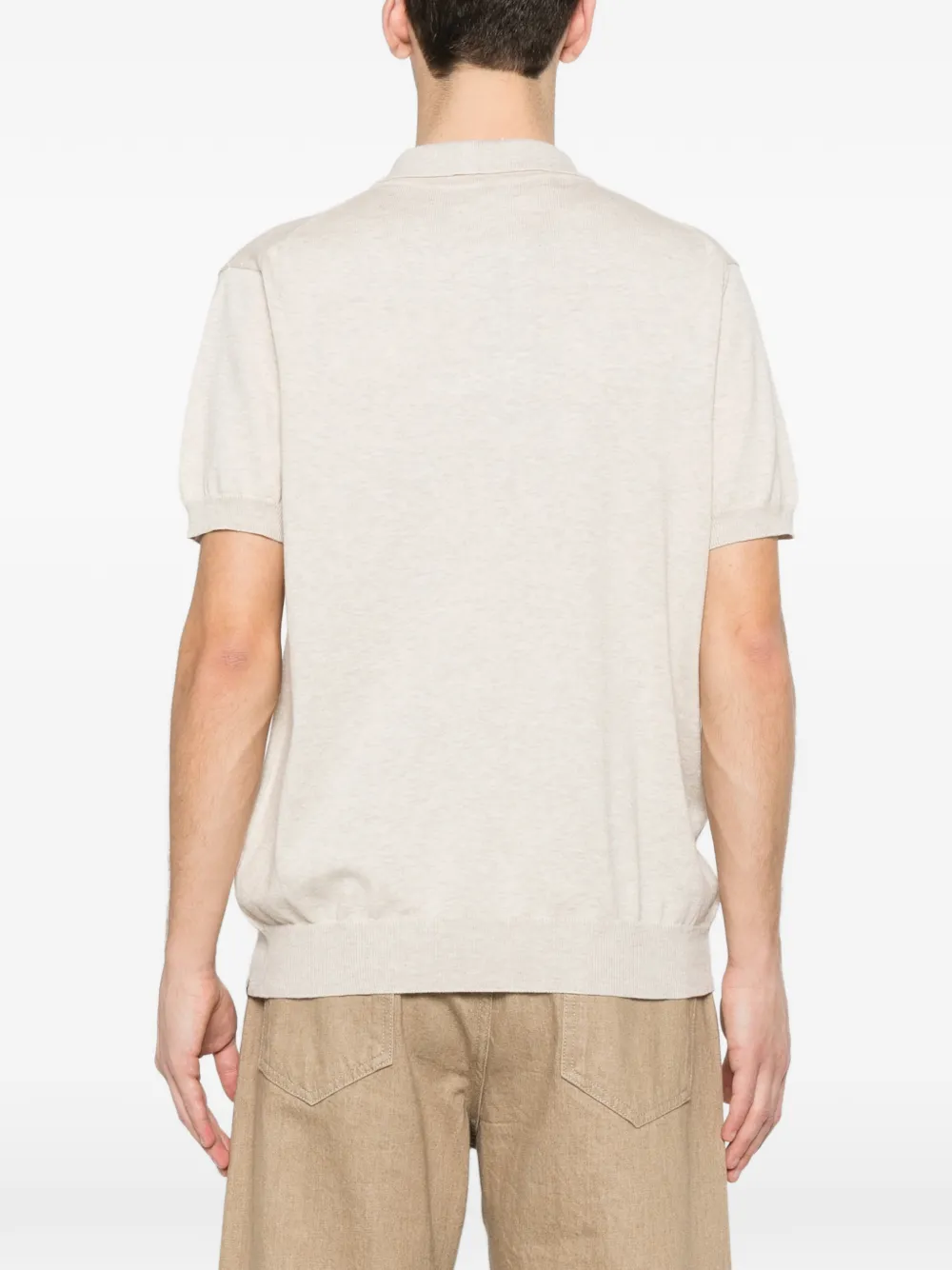 Woolrich Gebreid poloshirt Beige