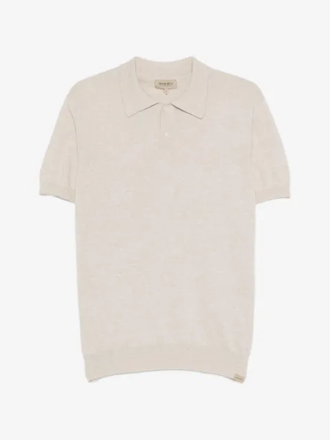 Woolrich short-sleeve knitted polo shirt
