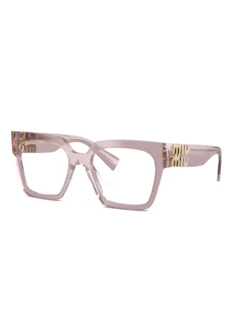 Miu Miu Eyewear logo square-frame glasses