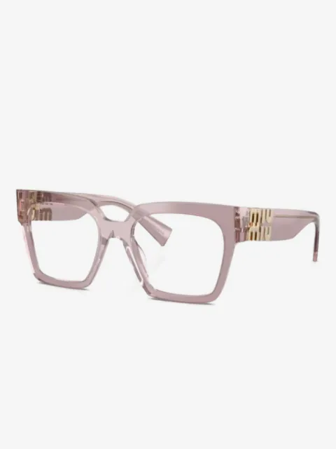Miu Miu Eyewear lentes con armazón cuadrada y logo