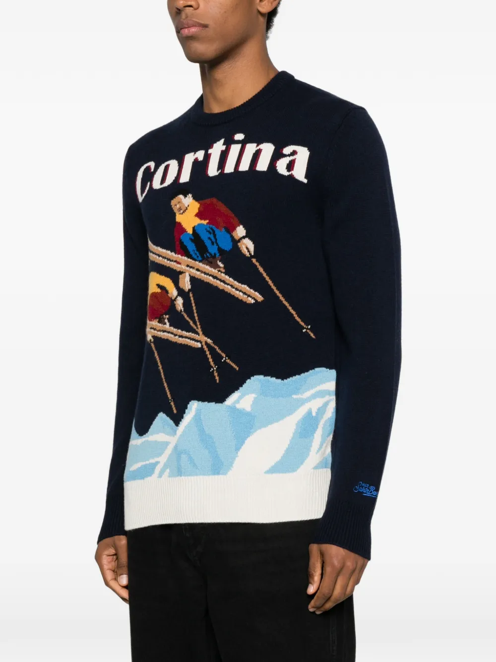 Mc2 Saint Barth Heron Sweater In Multi